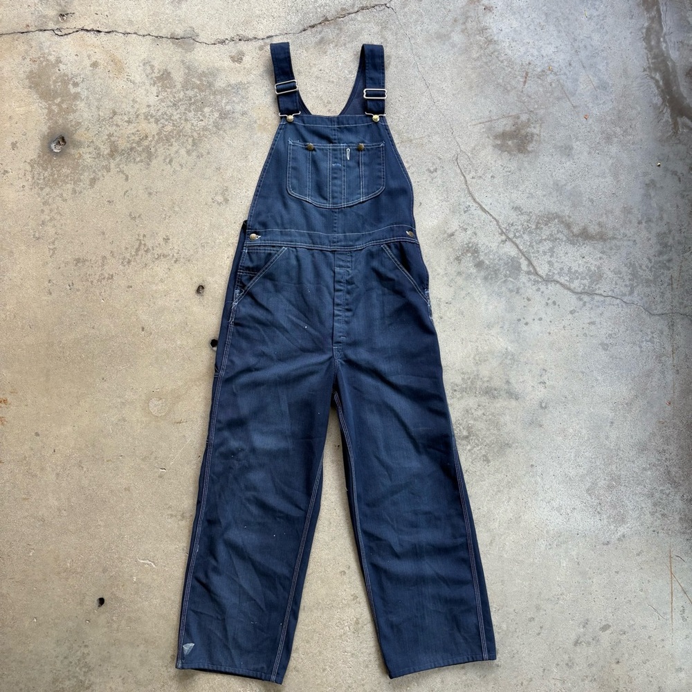 Vintage SEARS Denim Overalls Size 36x28